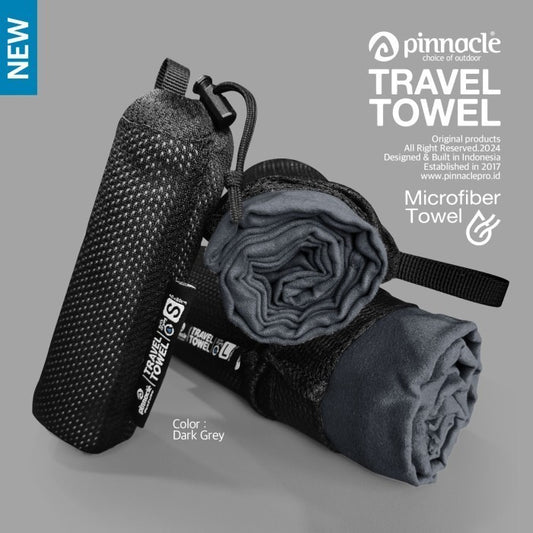 Pinnacle Travel Towel - Dark Grey