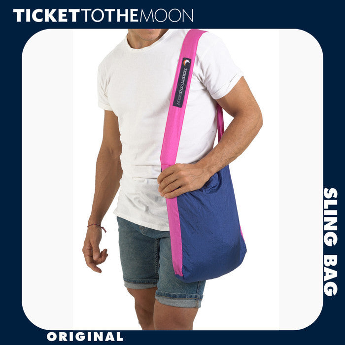 Tas Belanja Lipat Praktis Selempang - Ticket To The Moon Eco Bag SMALL