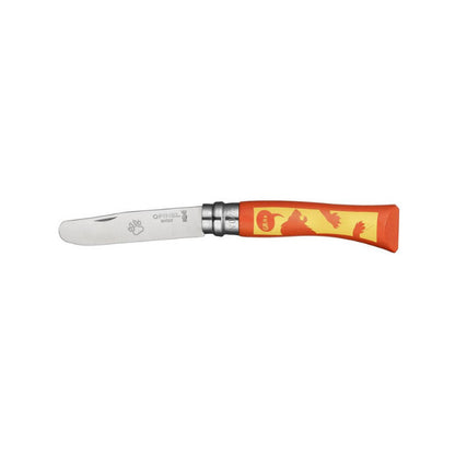 Opinel No.07 AnimOpinel Junior Lion Hornbeam Knife - Pisau Anak