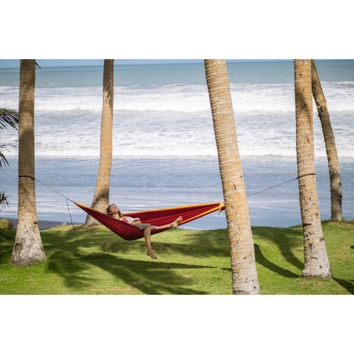 Ticket To The Moon Hammock King size - Burgundy / Dark Yellow