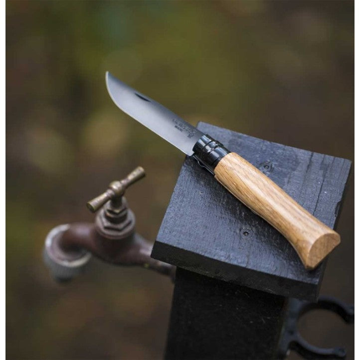 Opinel N°08 Black Oak Stainless Steel - Special Limited Edition