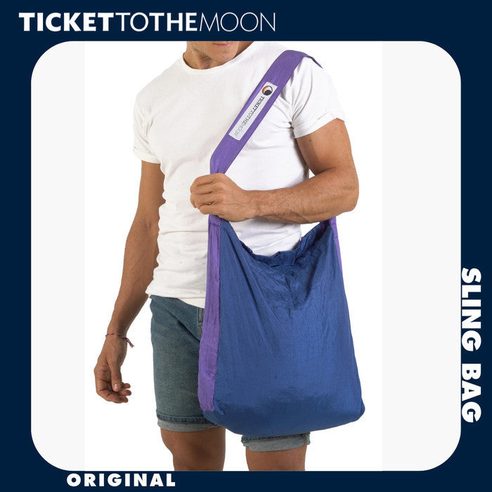 Ticket To The Moon Eco Bag (MEDIUM) - Tas Belanja Lipat Selempang