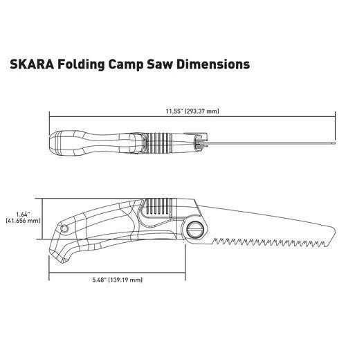 Gear Aid SKARA Camp Saw with Sheath