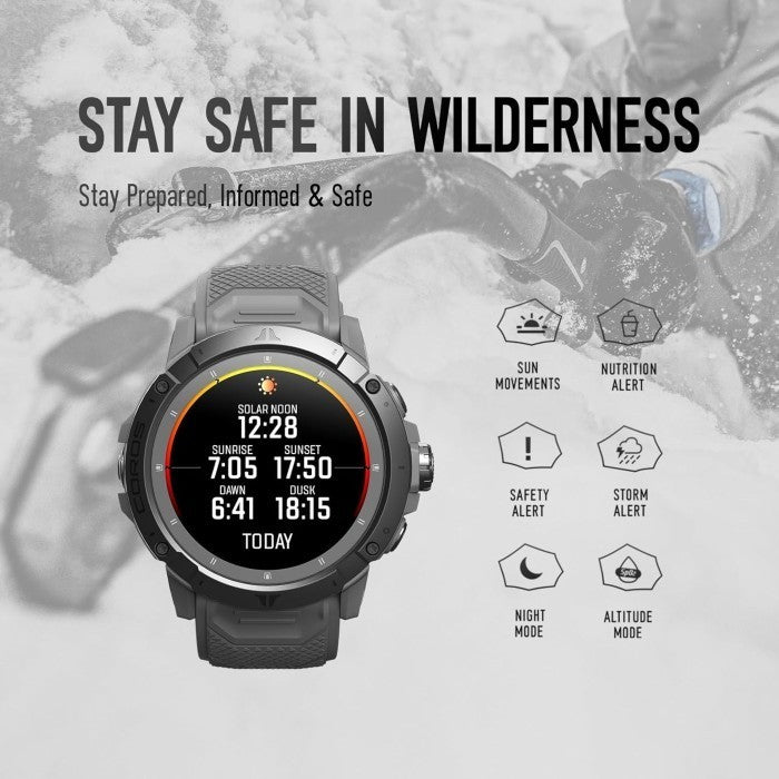 Coros Vertix 2S GPS Adventure Watch - MOON / Jam Tangan Smartwatch Outdoor GPS