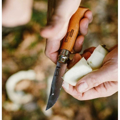 Opinel N°08 Carbon Steel Folding Knife - Pisau Lipat Outdoor