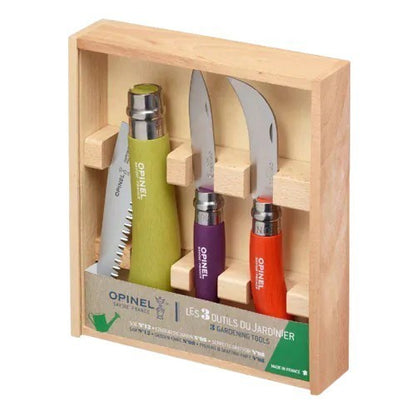 Opinel 3-In-1 Gardener's Tool Box Set - Peralatan Berkebun