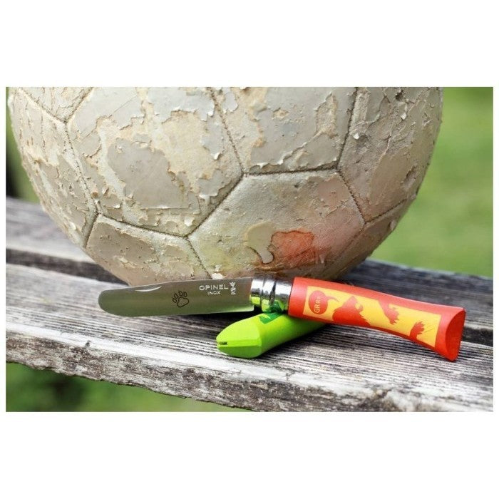 Opinel No.07 AnimOpinel Junior Lion Hornbeam Knife - Pisau Anak