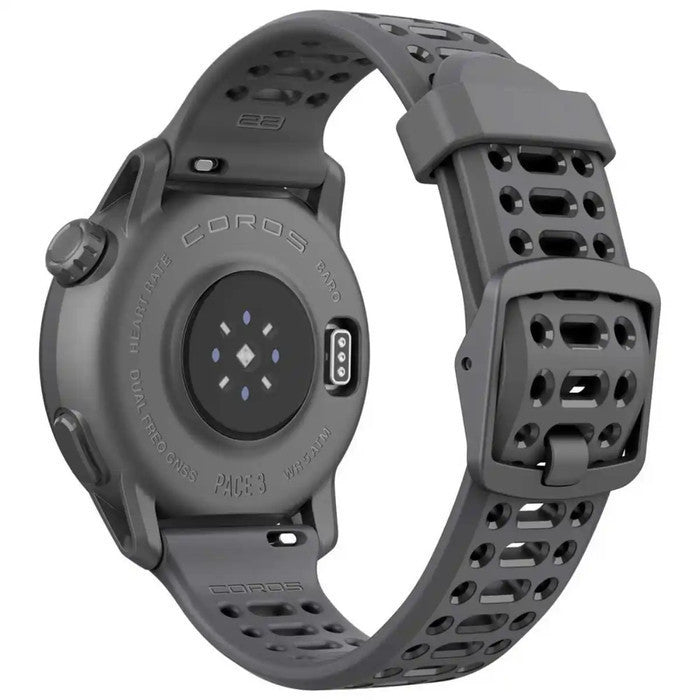Coros Pace 3 GPS - Black Silicone Band / Running Sport Watch / Jam Tangan Smartwatch Outdoor