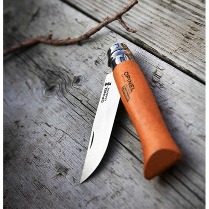 Opinel N°09 Carbon Steel Folding Knife - Pisau Lipat Outdoor Bushcraft