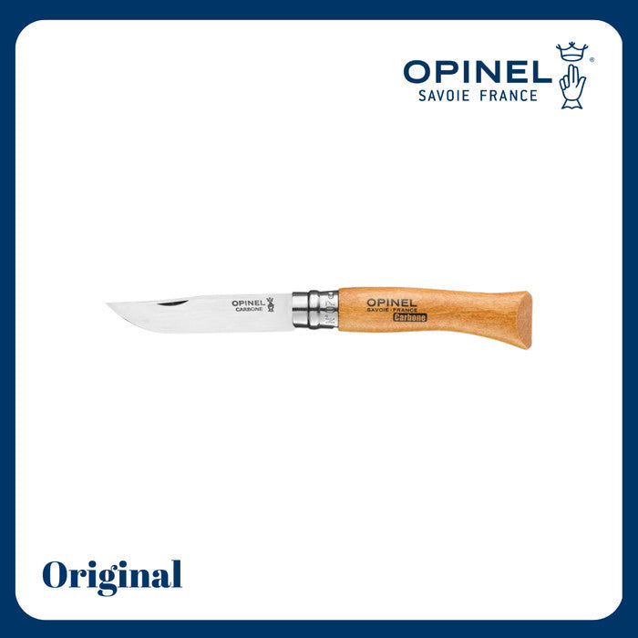 Opinel N°07 Carbon Steel Folding Knife - Pisau Lipat Outdoor