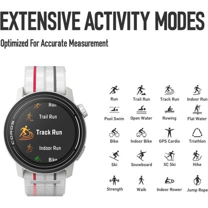 Coros Pace 3 GPS - Nylon Band Black / Running Sport Watch / Jam Tangan Smartwatch Outdoor