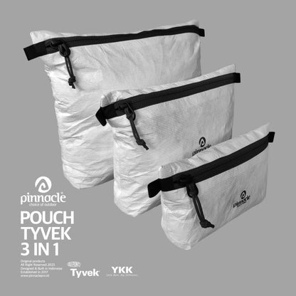 Pinnacle Pouch Tyvek (3 in 1) Zip - Tas Aksesoris/Travel Organizer