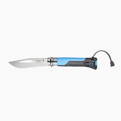 Opinel N°08 Outdoor Knife Stainless Steel - Blue