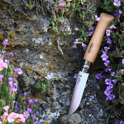 Opinel N°09 Stainless Steel Folding Knife - Pisau Lipat Outdoor