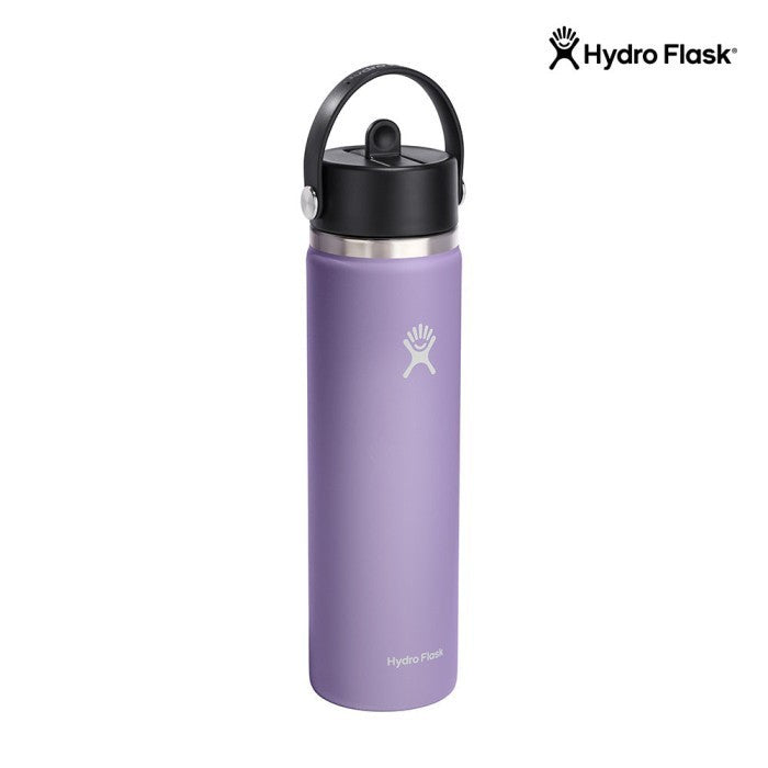 Hydro Flask Wide Mouth Flex Straw Cap Moonshadow 24 Oz