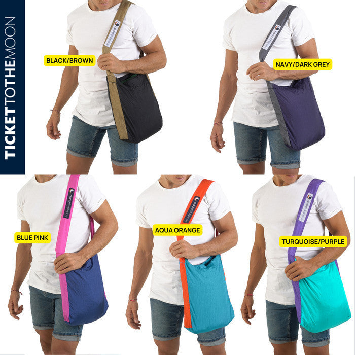 Tas Belanja Lipat Praktis Selempang - Ticket To The Moon Eco Bag SMALL