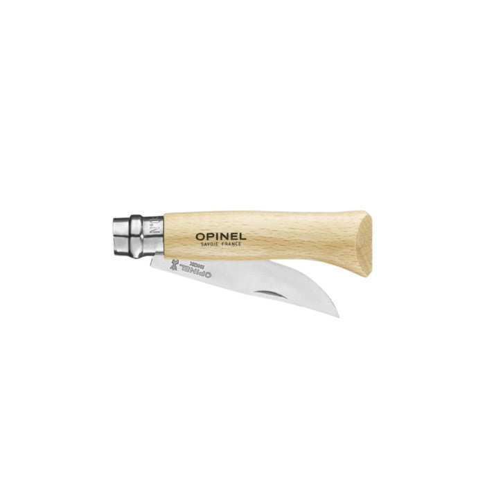 Opinel N°08 Stainless Steel Folding Knife - Pisau Lipat Outdoor