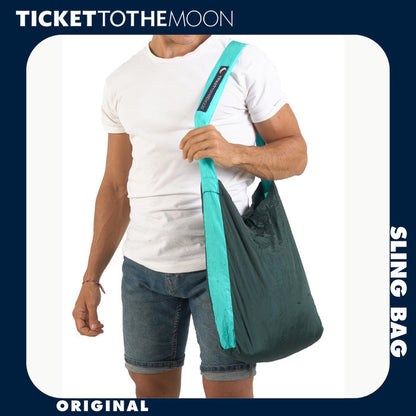 Ticket To The Moon Eco Bag (MEDIUM) - Tas Belanja Lipat Selempang