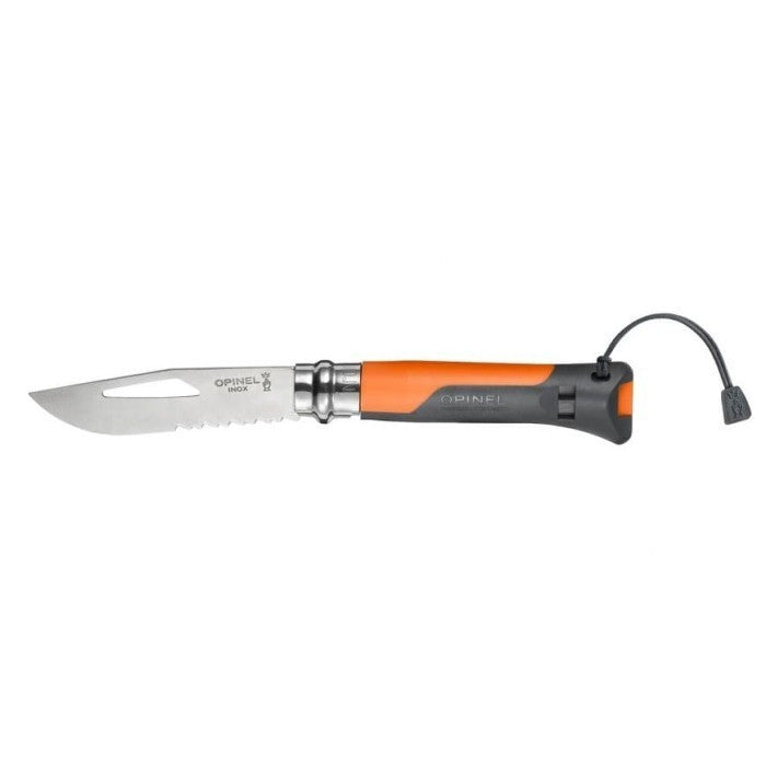 Opinel No 08 Outdoor Stainless Steel Folding Knife - Orange