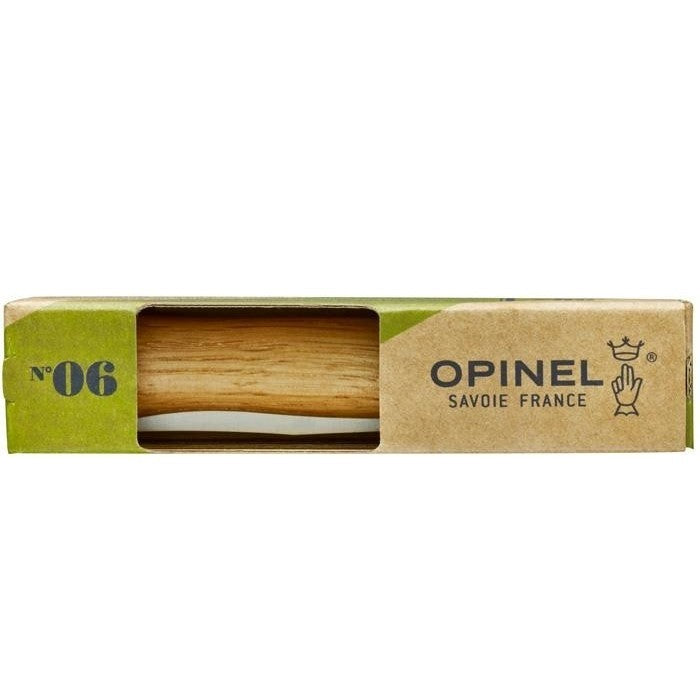 Opinel Luxury No.8 Stainless Steel Oak Handle Folding Knife