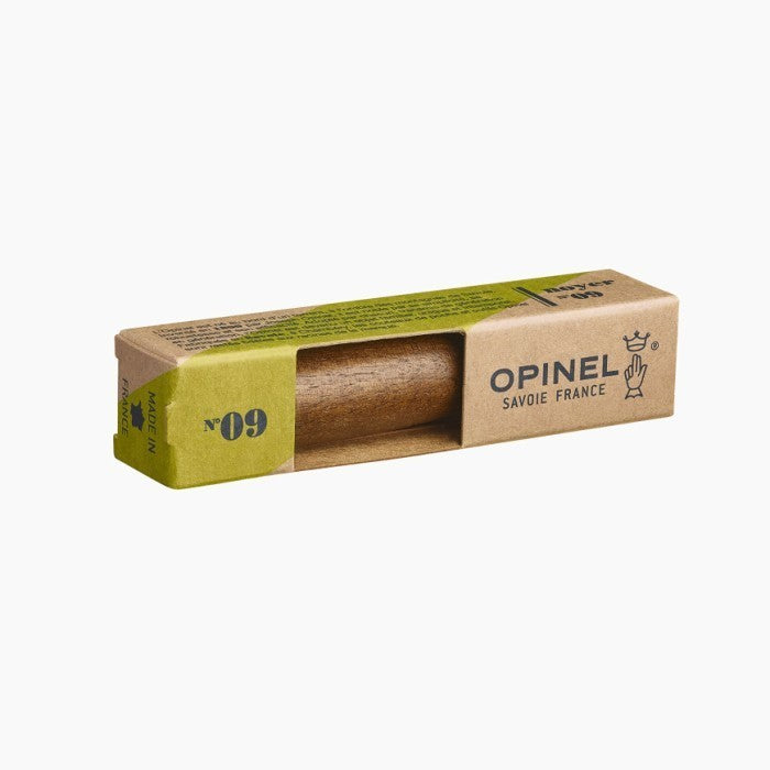 Opinel 09 Walnut Handle - Stainless Steel Folding Knife