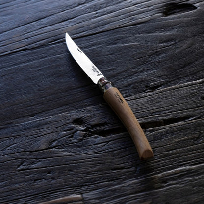 Opinel Effilé 08 Slim Line Knife - Beechwood Handle/Stainless Steel