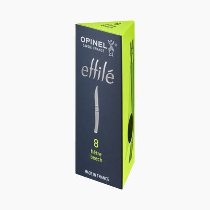 Opinel Effilé 08 Slim Line Knife - Beechwood Handle/Stainless Steel
