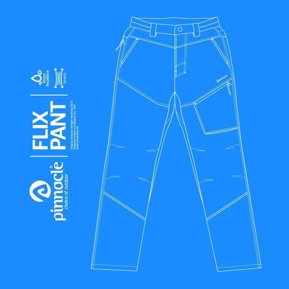 Pinnacle Flix Pant Dark Grey  - Celana Panjang Pria