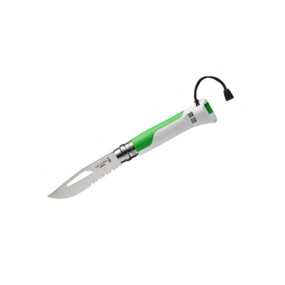 Opinel No 08 OUTDOOR Fluo - Green