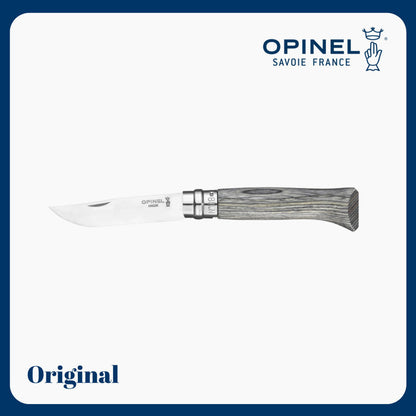 Opinel No. 08 Grey Laminated Birch