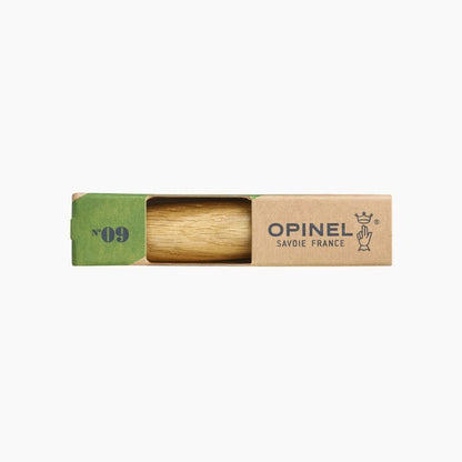 Opinel 09 OAK Wood Handle - Stainless Steel Folding Knife