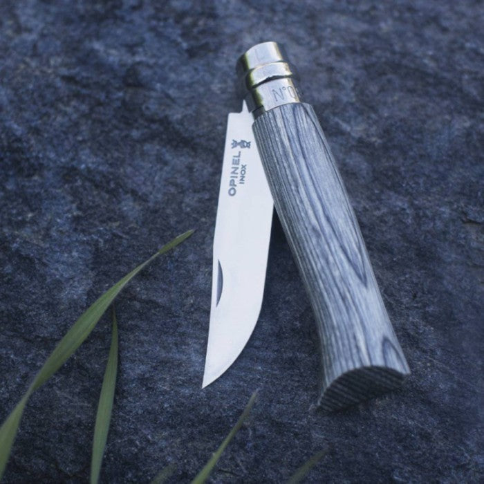 Opinel No. 08 Grey Laminated Birch