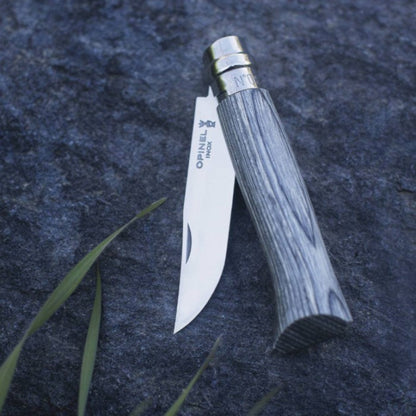 Opinel No. 08 Grey Laminated Birch