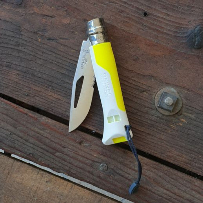 Opinel No 08 OUTDOOR Fluo - yellow