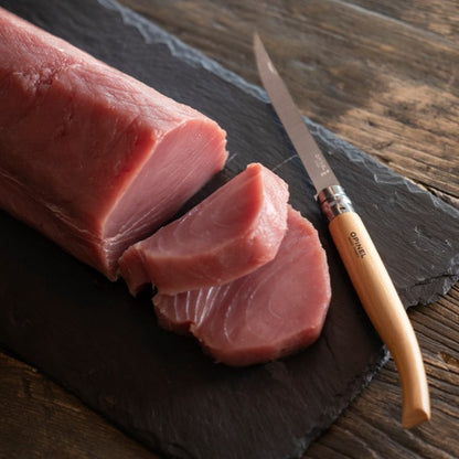 Opinel Slim Line 15 Beech Wood Handle - Pisau Lipat Stainless Steel