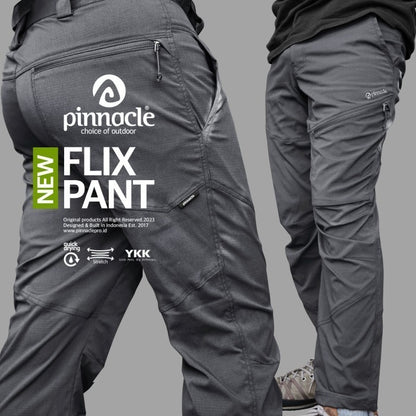 Pinnacle Flix Pant Dark Grey  - Celana Panjang Pria