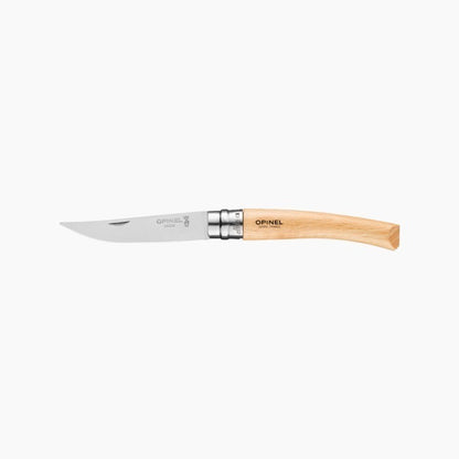 Opinel Effilé 08 Slim Line Knife - Beechwood Handle/Stainless Steel