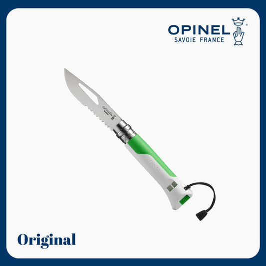 Opinel No 08 OUTDOOR Fluo - Green