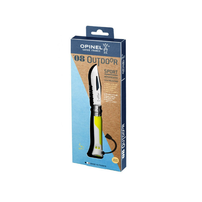 Opinel No 08 OUTDOOR Fluo - yellow
