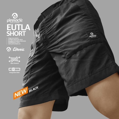 Pinnacle Eutla Short Black - Celana Pendek Pria