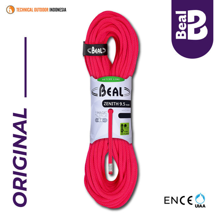 Tali Karmantel Beal Original Zenith 9.5mm - Tali Dinamis Panjat Tebing