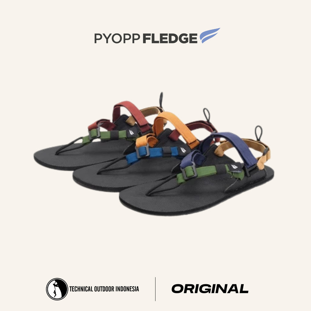 Sandal Pyopp Fledge - Jejak Lite Barefoot Flip Flops X Tirta (Colorway Series)