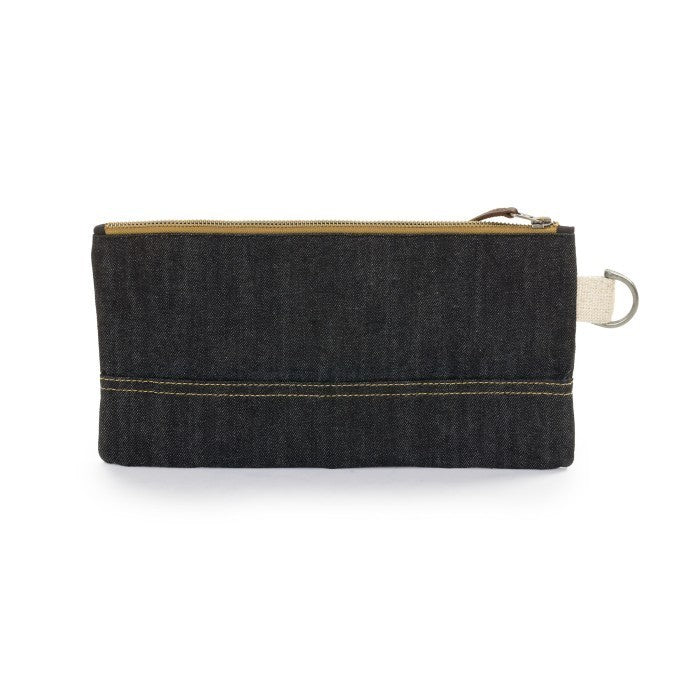 Barebones Neelum Zipper Pouches (Denim)