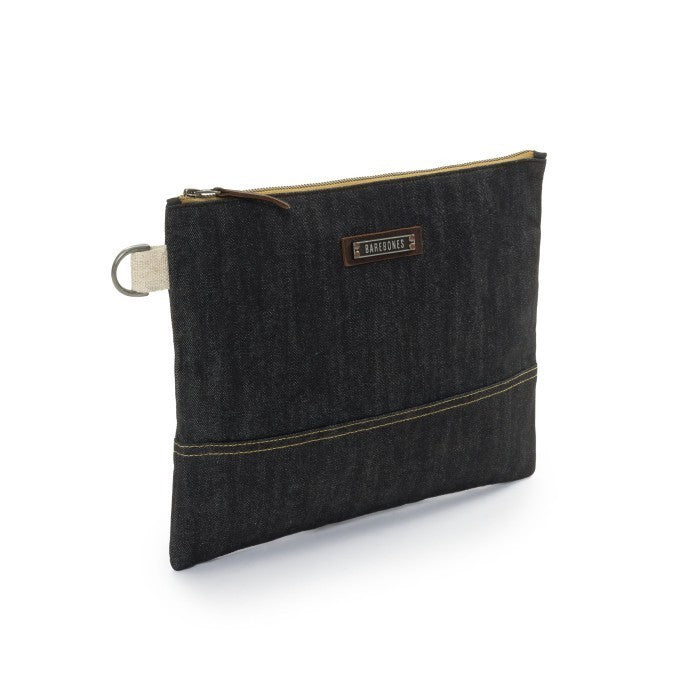 Barebones Neelum Zipper Pouches (Denim)
