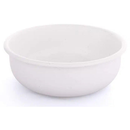 Barebones Rolled Enamelware Bowl - 4pack