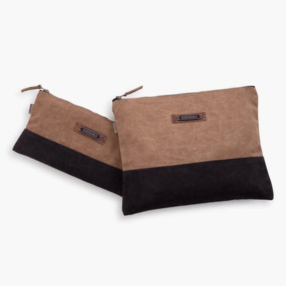 Barebones Neelum Zipper Pouches (Denim)