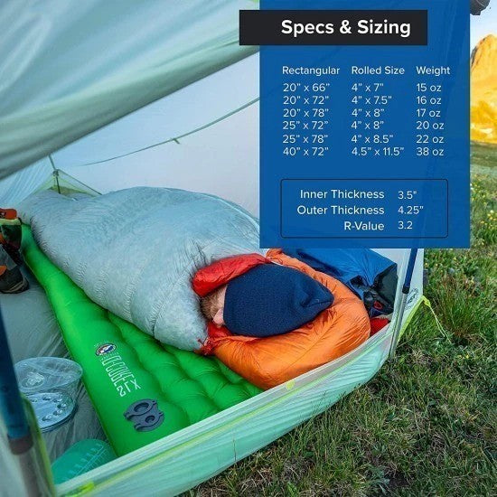 Matras Angin/Sleeping Pad Big Agnes Insulated Q-Core SLX