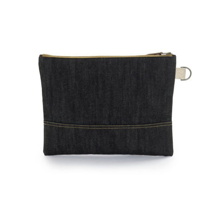 Barebones Neelum Zipper Pouches (Denim)
