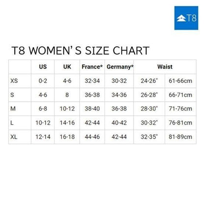 T8 Women's Sherpa Shorts V2 (Black/Silver Logo) - Celana Pendek Lari