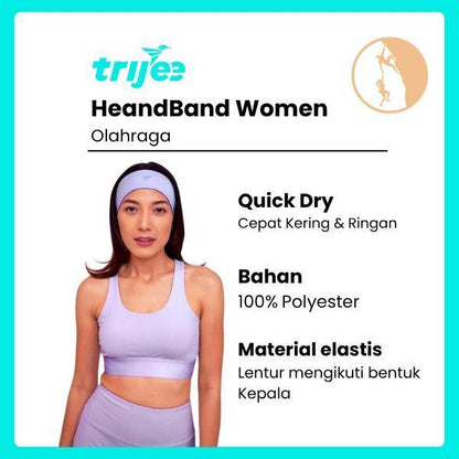 Trijee ES Headband Women - Bandana Olahraga